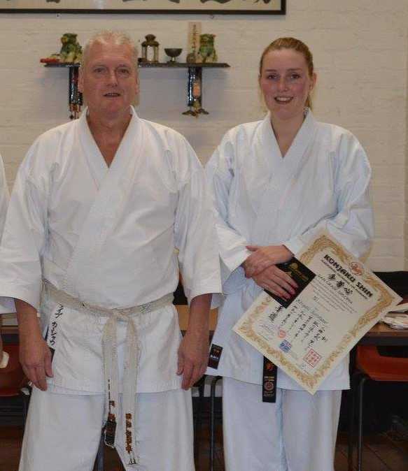 Abigail Kershaw gains Nidan at Konjaku Shin